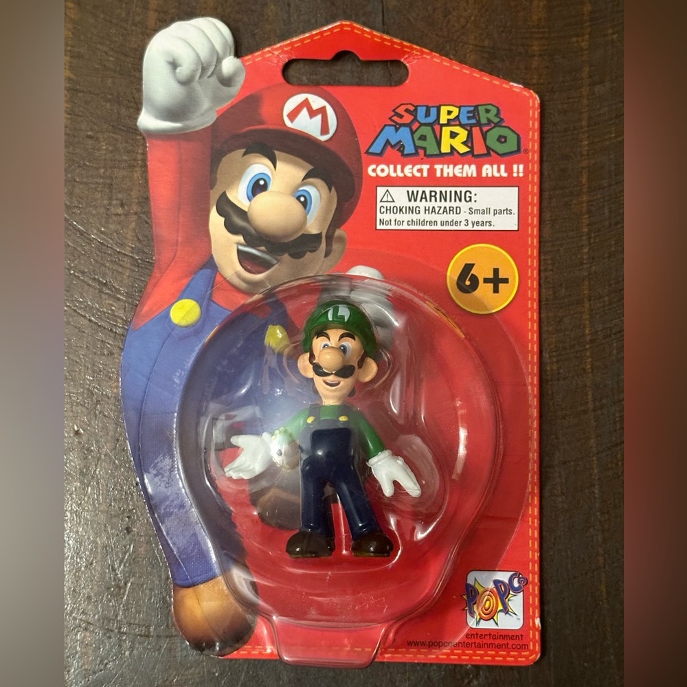 Nintendo Luigi Action Figure 2007 Jakks